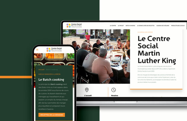 Siteweb Centre social | Agence de communication otaku design